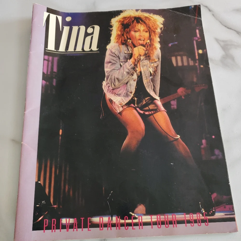 Tina Turner Private Dancer 1985 Concert Tour Program Book
